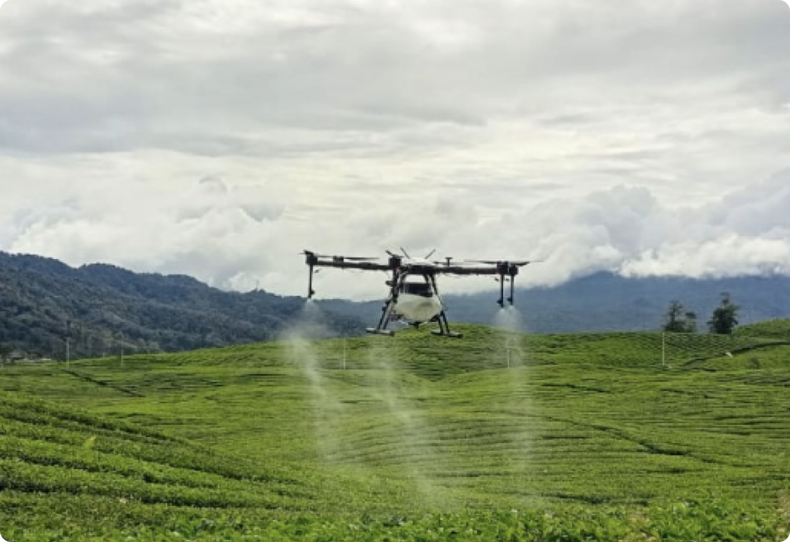 Advanced spraying drone technology