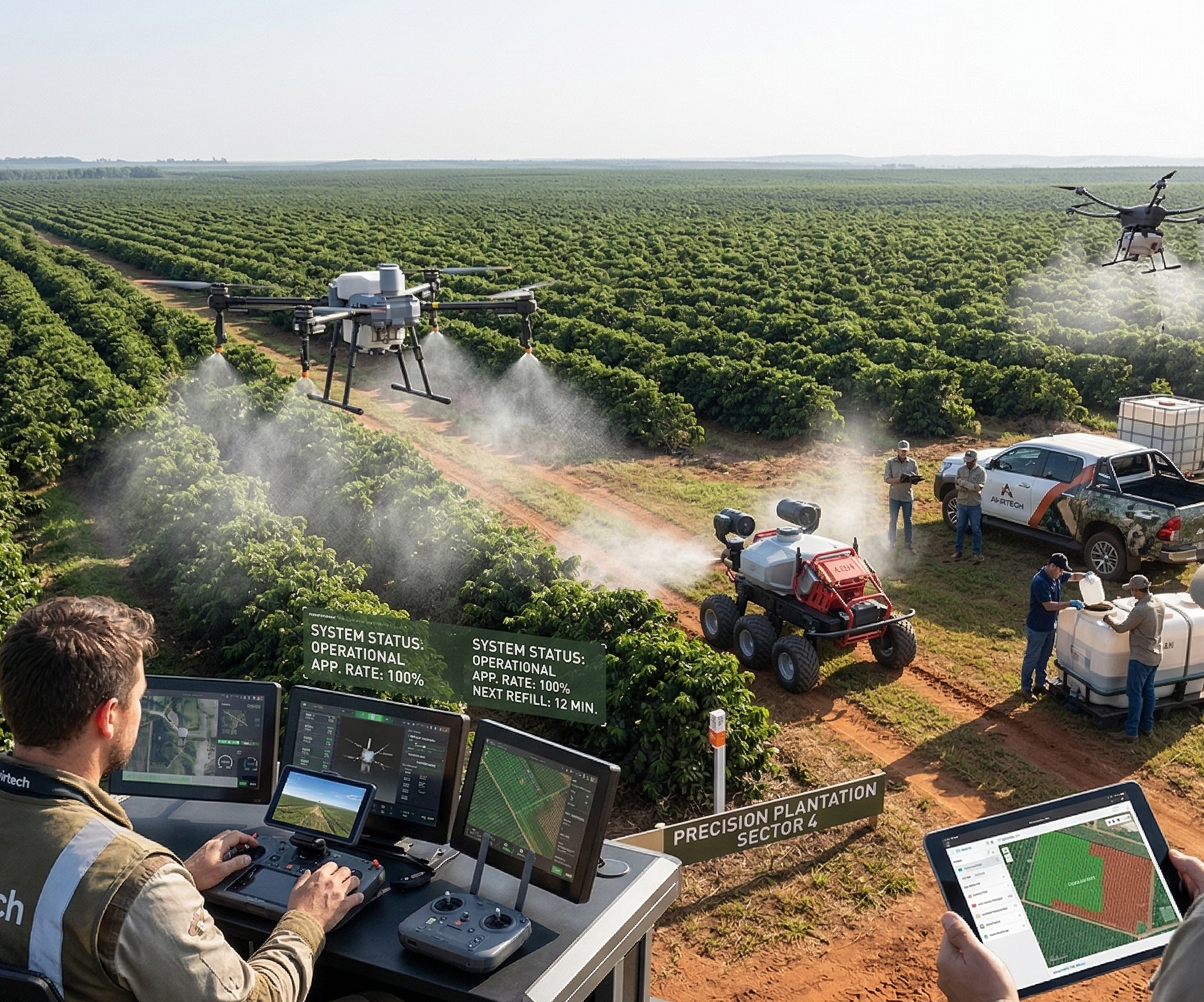 Avirtech Automatic Weather Station (AWS) and Field-Based Environmental Intelligence